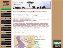 Tablet Screenshot of kenyahotelsdirectory.com